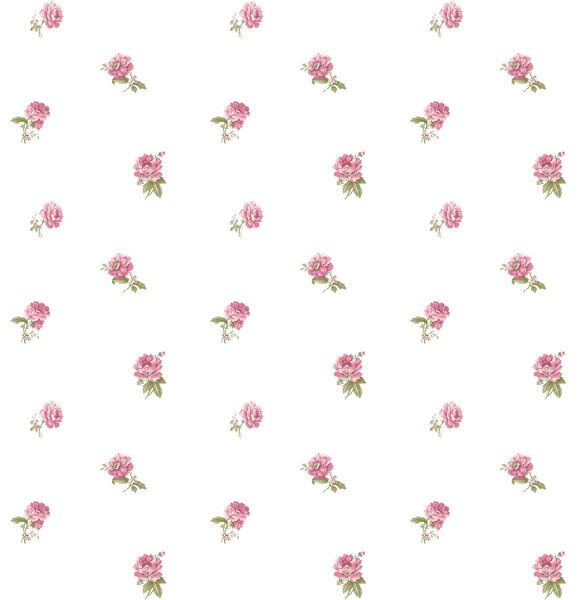 Bílá vliesová květinová tapeta na zeď, 84030, Blooming Garden, Cristiana Masi by Parato