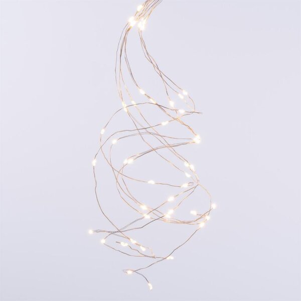 Vánoční světelný drát MINI LED, 2 ks, teple bílá, 48 LED