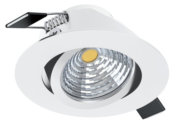 Eglo 98305 SALICETO - LED stmívatelné podhledové svítidlo 6W, 4000K, bílá (Zápustné výklopné svítidlo do sádrokartonu)