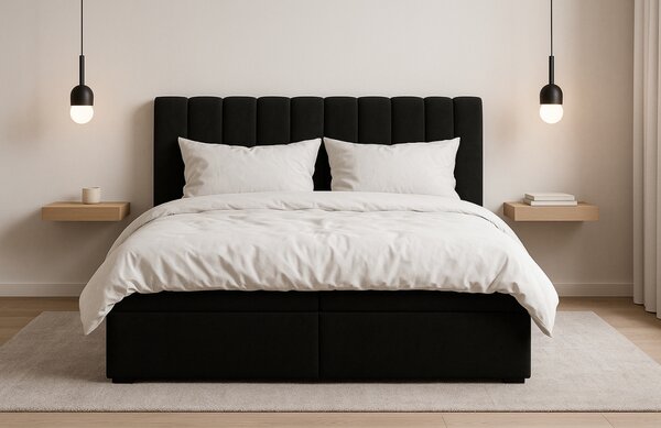 Micadoni Boxspring postel Kelp 160 x 200 cm