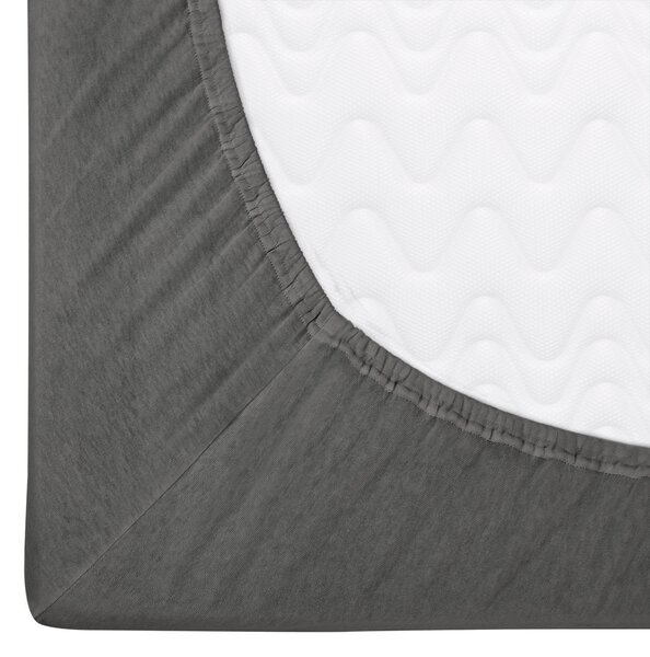 JERSEY PROSTĚRADLO PREMIUM 90X200 CM ŠEDÉ