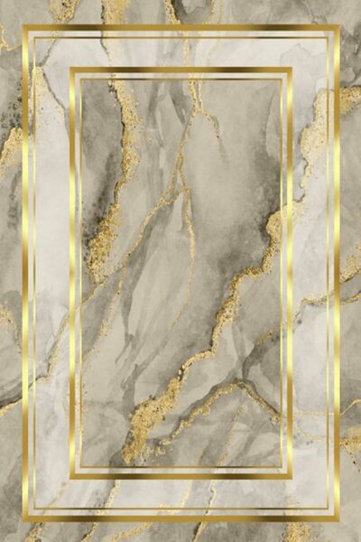 Conceptum Hypnose Koberec Marble Frame 180x280 cm béžový/zlatý