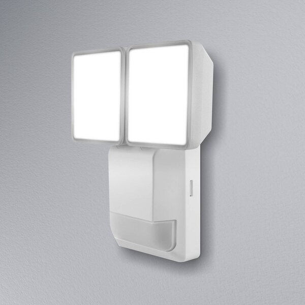 OSRAM LED senzorový venkovní nástěnný reflektor ENDURA PRO, bílý, IP55, Bílá / opál, Plast
