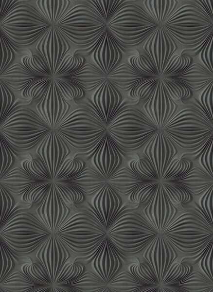 Marburg Designová 3D vliesová tapeta mural ORNAMENT tmavě šedý