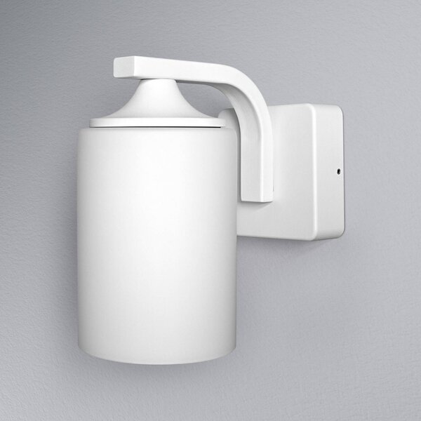 OSRAM venkovní nástěnné svítidlo ENDURA CLASSIC LANTERN CYLINDER, bílé, stmívatelný, Bílá / opál, Hliník, Moderní