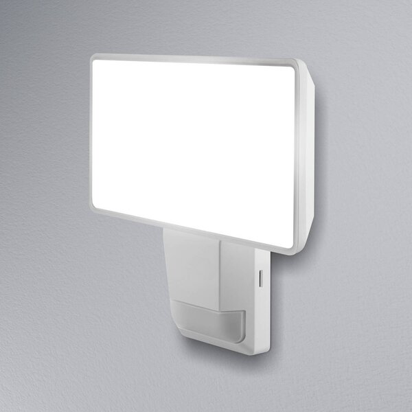 OSRAM LED senzorové venkovní bodové osvětlení ENDURA PRO FLOOD, bílý, 27 W, Bílá / opál, Plast