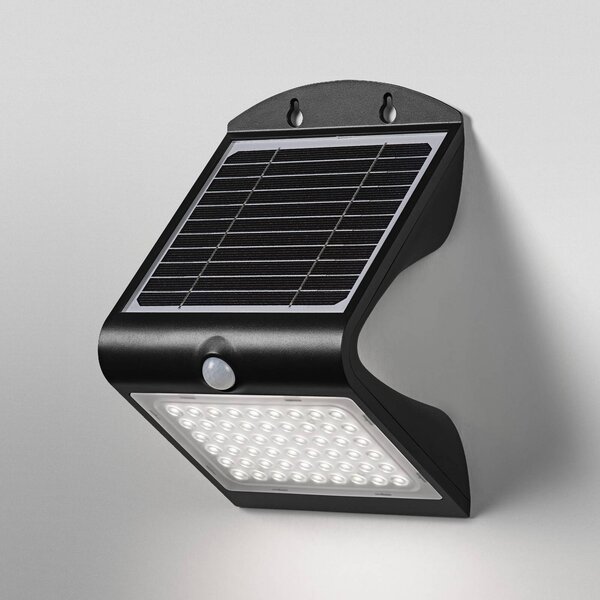 OSRAM LED solární nástěnné světlo ENDURA FLOOD BUTTERFLY, 4 W senzor, Černá, Plast, Moderní, Solární lampy