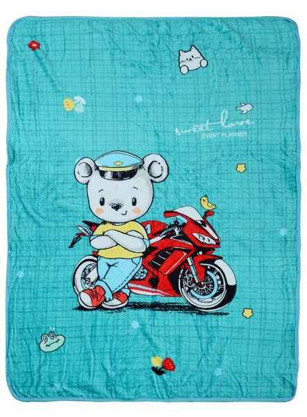 Detská deka mikro TEDDY detský motiv;vánocní