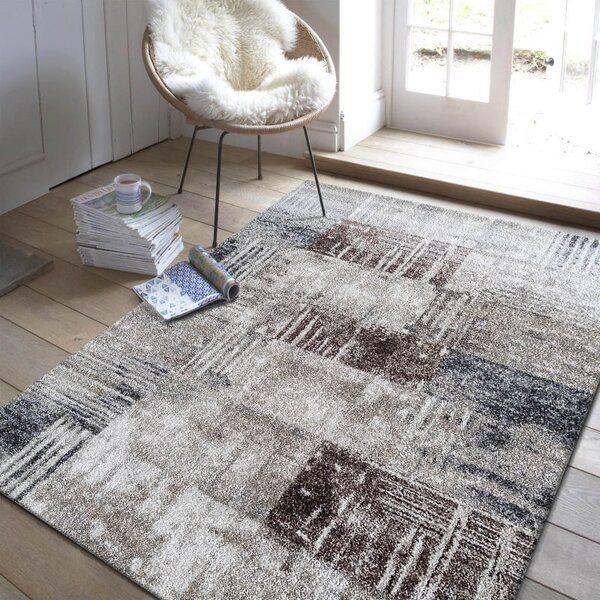 Makro Abra Moderní kusový koberec Panamero 24 béžový Rozměr: 80x150 cm