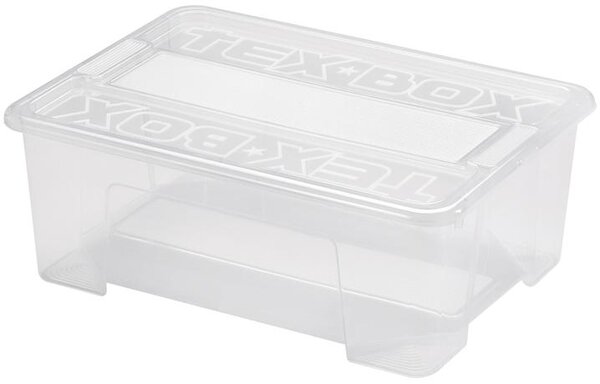 Heidrun Plastový úložný box s víkem HEIDRUN TexBox 10l