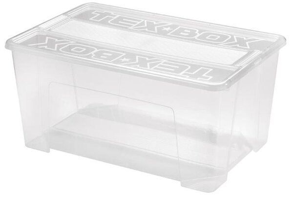 Heidrun Plastový úložný box s víkem HEIDRUN TexBox 48l