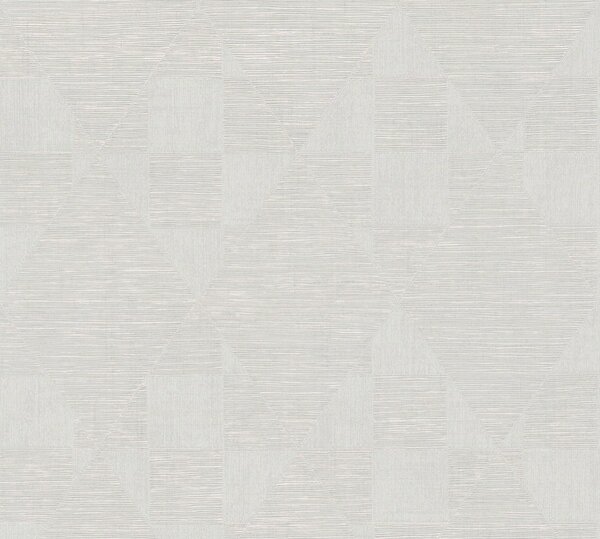 A.S. Création | Vliesová tapeta na zeď Titanium 3 38196-6 | 0,53 x 10,05 m | béžová, krémová, metalická