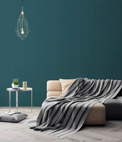 A.S. Création | Vliesová tapeta na zeď Titanium 3 38197-7 | 0,53 x 10,05 m | zelená, modrá, vining ivy