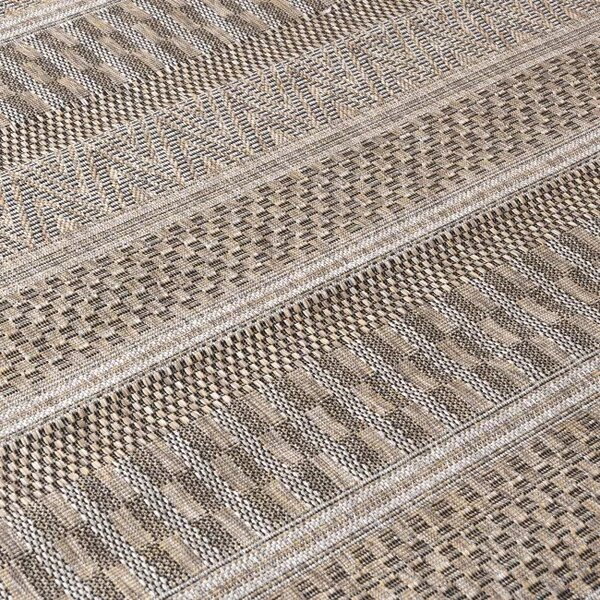 Makro Abra Kusový koberec Sisal MELISSA KF85A hnědý béžový Rozměr: 60x100 cm