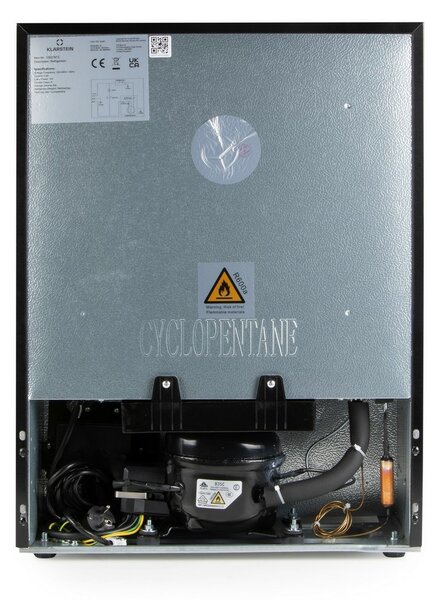 DOMO DO91609BK barová lednice se skleněnými dveřmi, 60 l
