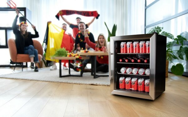 DOMO DO91609BK barová lednice se skleněnými dveřmi, 60 l