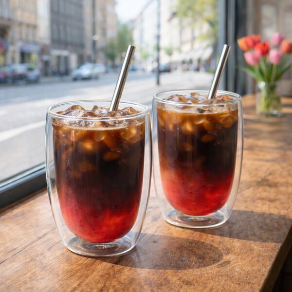 4Home Termo sklenice na latté Hot&Cool 350 ml, 2 ks