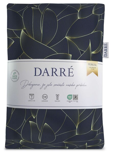 DARRÉ Bavlněné povlečení Tajemné lístky Velikost: 140 x 200 + 70 x 90