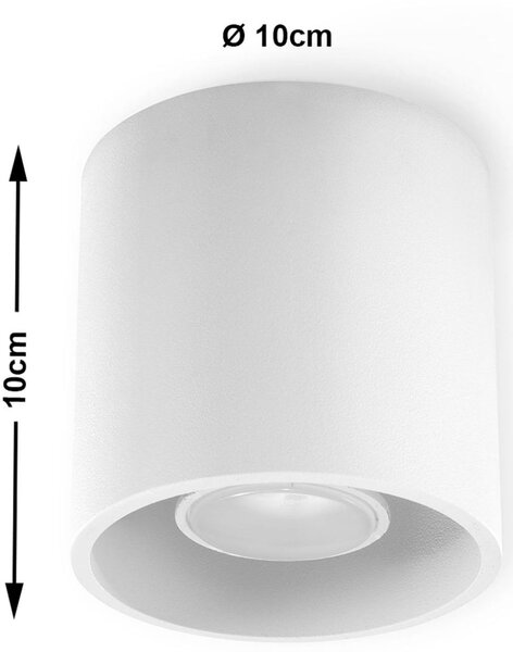 Sollux Lighting Orbis stropní světlo 1x40 W bílá SL.0021