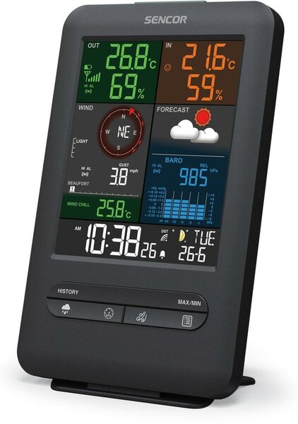 Sencor SWS 9300 profesionální meteostanice s bezdrátovým snímačem 5v1