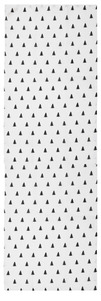 Lněný běhoun na stůl Fir Trees 140 × 40 cm