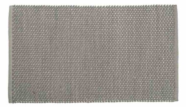 KELA Koupelnová předložka Miu směs bavlna/polyester kámen šedá 80,0x50,0x1,0cm KL-24721
