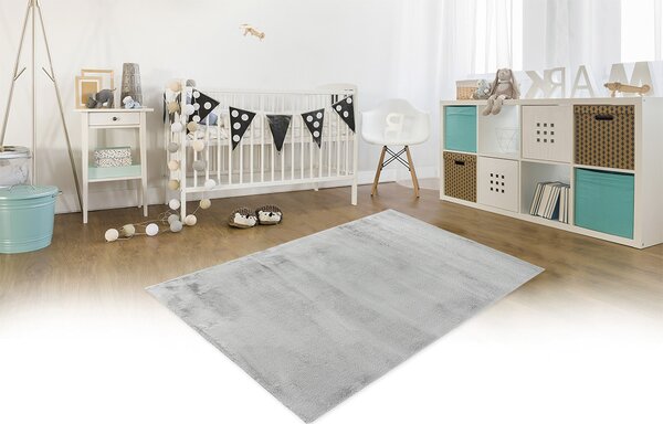 BO-MA, Kusový koberec Rabbit new 08 grey, 80x150, šedá, ložnice