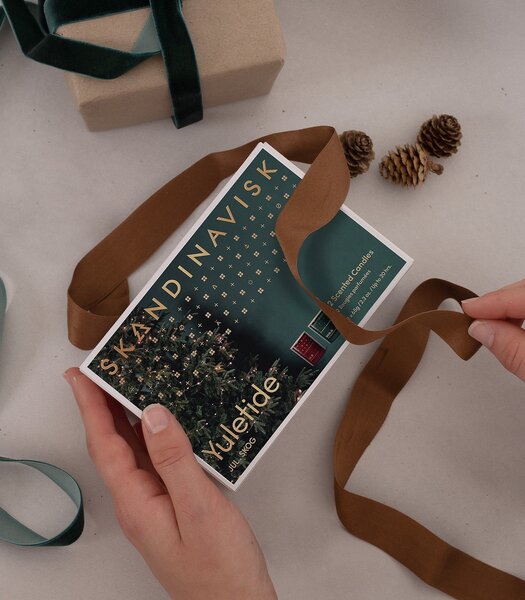 Dárkový set svíček Yuletide - JUL and SKOG – 2 x 65 g