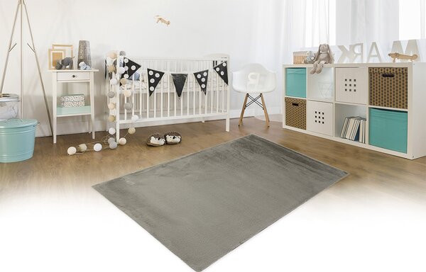 BO-MA, Kusový koberec Rabbit new 09 taupe, 80x150, hnědá, ložnice