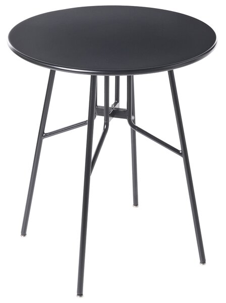 Bistro stolek TALTAL 64 cm 64 cm Kov Černá