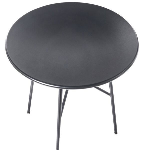 Bistro stolek TALTAL 64 cm 64 cm Kov Černá