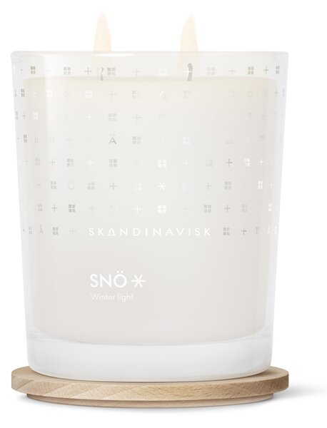 Vonná svíčka ve skle SNÖ (sníh) 350 g