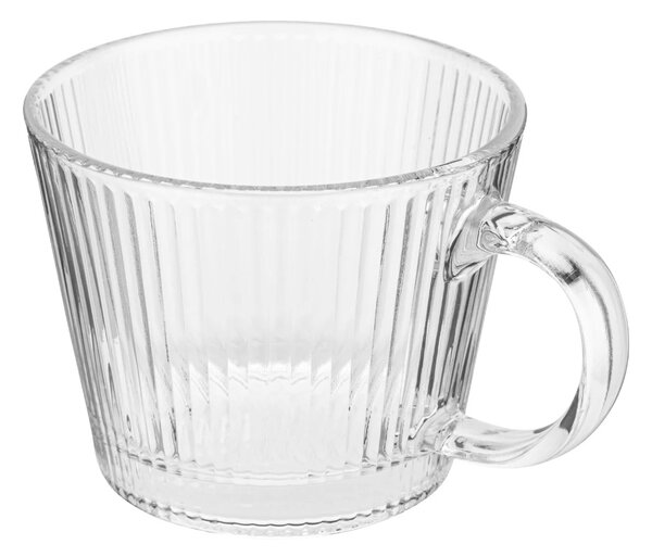 Altom Skleněný hrnek s ouškem Selena, 370 ml, sada 6 ks