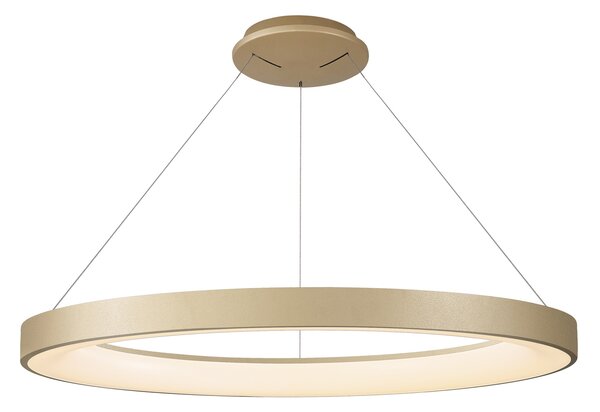 Mantra 8573 Niseko II, závěsné kruhové svítidlo LED 50W, 2700-5000K, dálk. ovládání, zlatá, průměr 65cm