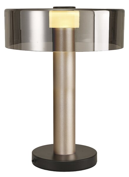 Mantra 8534 Gin, stolní lampa 1x GU10, černá/zlatá, výška 45cm
