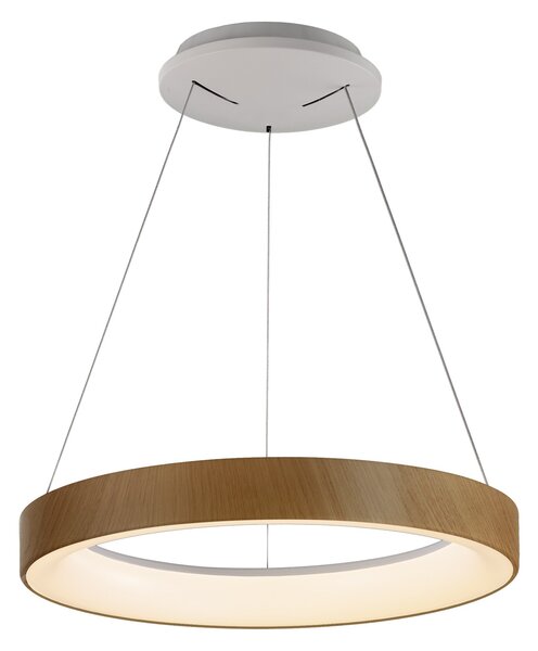 Mantra 8628 Niseko II, závěsné kruhové svítidlo LED 30W, 2700-5000K, dálk. ovládání, dřevěná, průměr 38cm
