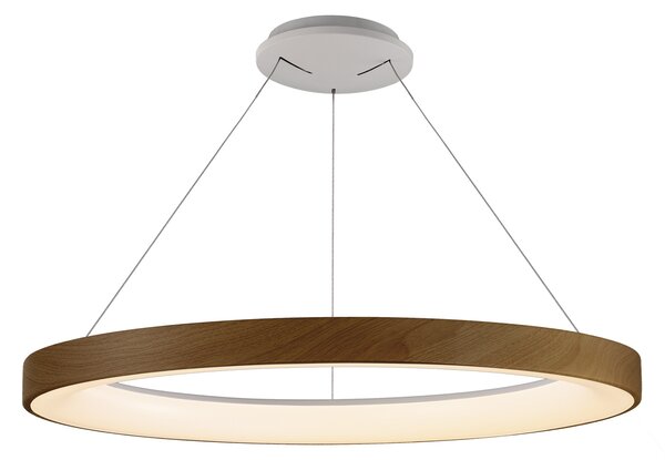 Mantra 8575 Niseko II, závěsné kruhové svítidlo LED 50W, 2700-5000K, dálk. ovládání, dřevěná, průměr 65cm