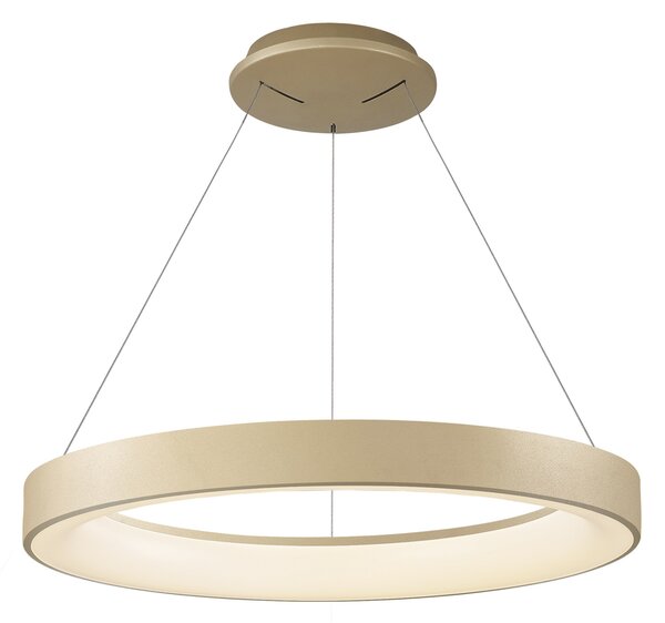 Mantra 8574 Niseko II, závěsné kruhové svítidlo LED 40W, 2700-5000K, dálk. ovládání, zlatá, průměr 50cm