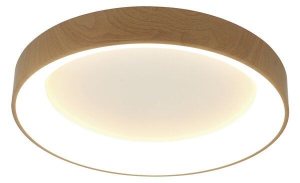 Mantra 8588 Niseko II, stropní kruhové svítidlo LED 30W, 2700-5000K, dálk. ovládání, dřevěná, průměr 38cm