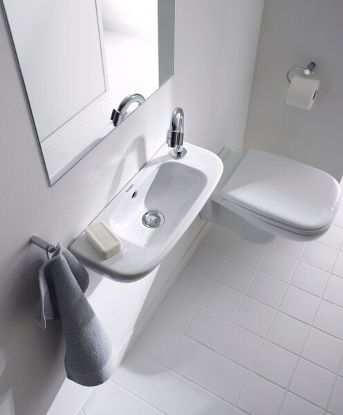Duravit D-Code umyvadlo 50x22 cm polokulatý klasický bílá 07065000082