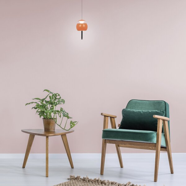 Mantra 8409 Roller, stahovací závěsné svítidlo se svícením nahoru/dolů LED 12W, 3000K, oranžová, průměr 9,6cm