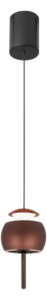 Mantra 8411 Roller, stahovací závěsné svítidlo se svícením nahoru/dolů LED 12W, 3000K, bordó, průměr 9,6cm