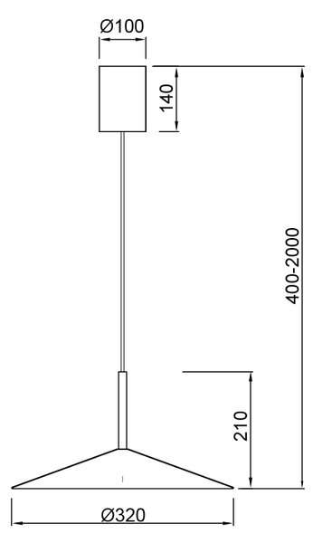 Mantra 7894 Calice, stahovací závěsné svítidlo LED 9W, 3000K, bílá, průměr 32cm