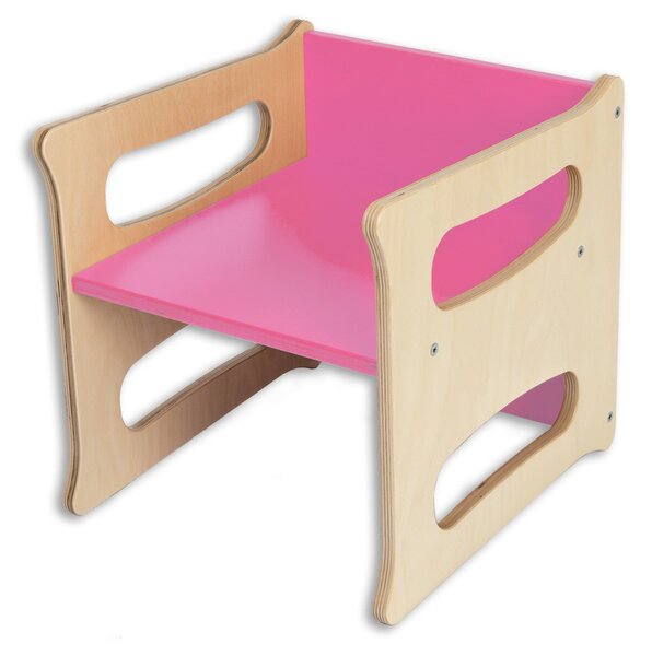 Hajdalánek Dětská židle TETRA 3v1 bříza (růžová) TETRANATURRUZOVA