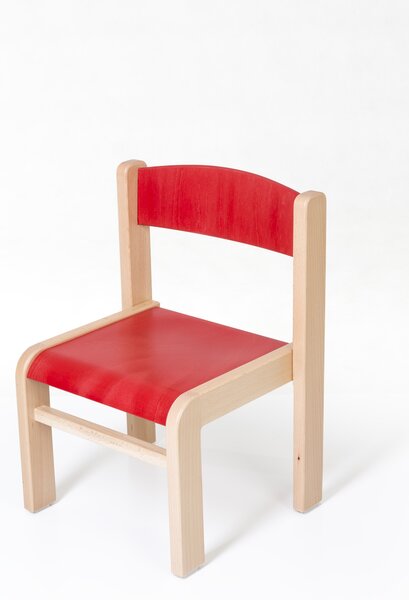 Hajdalánek Židle LUCA pro mateřské školy (červená, 26) LUCA26CERVENA