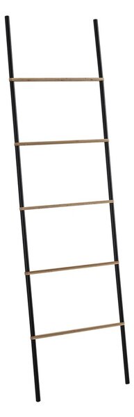 Gedy Gedy, KENTA sušák ručníků 450x1610x21mm, černá/bambus, 303141