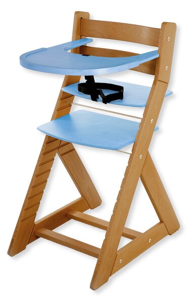 Hajdalánek Rostoucí židle ELA - velký pultík (dub světlý, modrá) ELADUBSVEMODRA