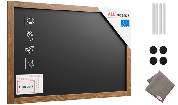 ALLboards NATURAL MTB96 magnetická tabule 90 x 60 cm
