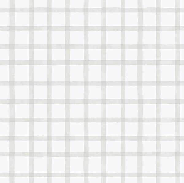 Geometrická vliesová tapeta na zeď, šedo-béžová, káro, 290-3, Enzo, ICH Wallcoverings