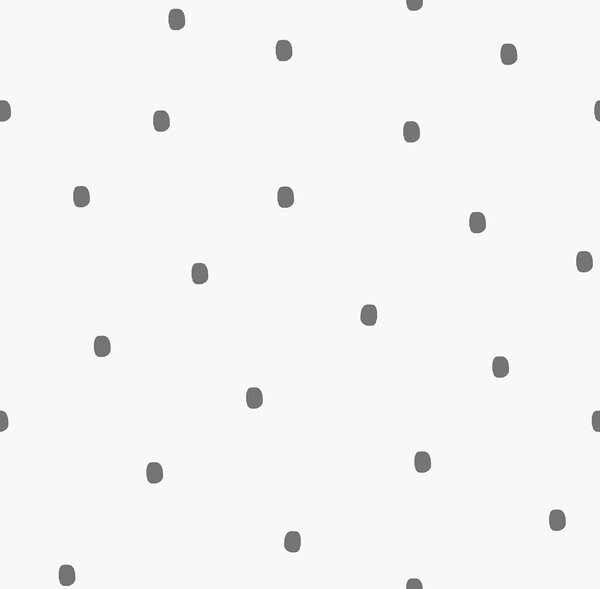 Vliesová tapeta na zeď, bílo-černá, puntíky, flíčky, 291-4, Enzo, ICH Wallcoverings